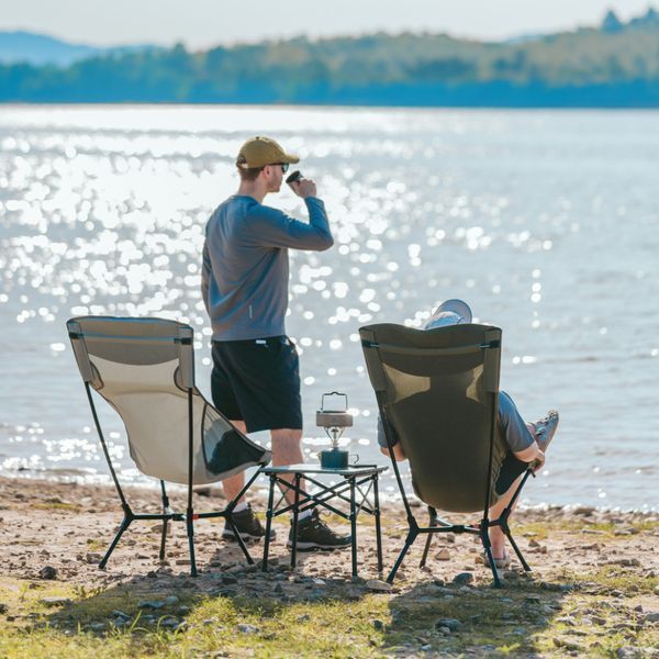 Стілець складаний ультралегкий Naturehike CNK2550JJ013 Yamami YL01, розмір L, алюміній, оливковий 6927595773819 фото