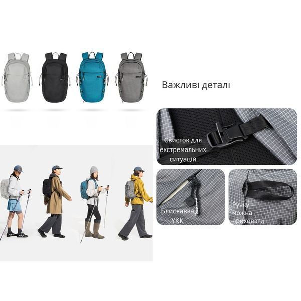 Рюкзак туристичний Naturehike CNK2450XB023, 20 л, синій 6927595792834 фото
