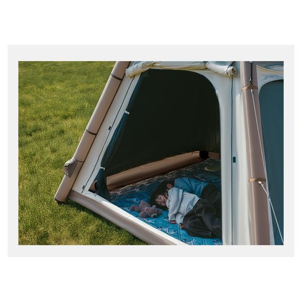 Намет чотиримісний автоматичний надувний із тентом Naturehike Ango CNK2550WS017, сірий 6977465869883 фото