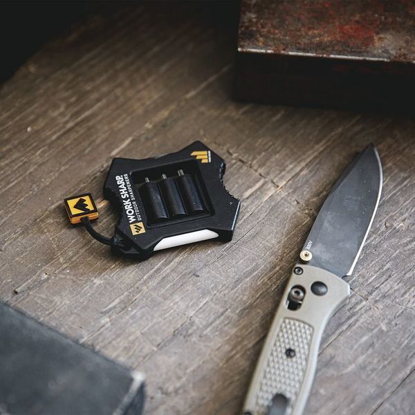 Акційний набір Work Sharp Точилка механічна The Precision Adjust Knife Sharpener WSBCHPAJ-I + Точилка механічна Micro WSEDCMCR WSHLD25-1 фото