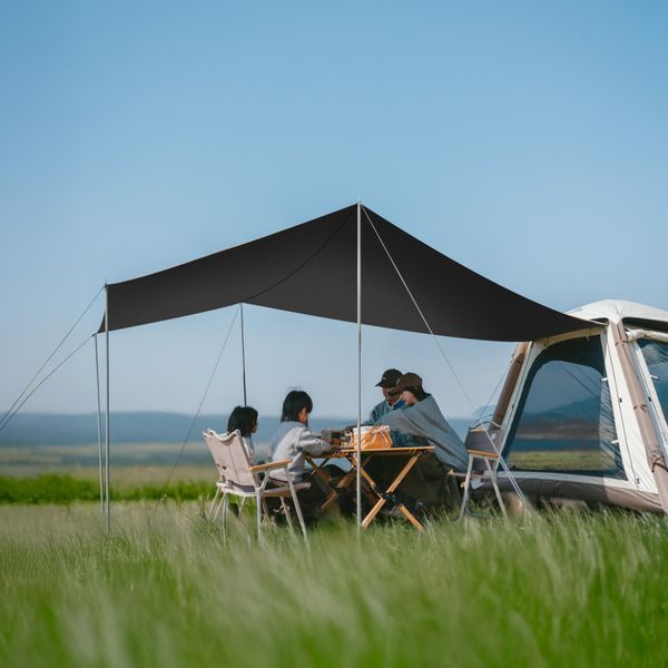 Намет чотиримісний автоматичний надувний із тентом Naturehike Ango CNK2550WS017, коричневий 6977465869852 фото