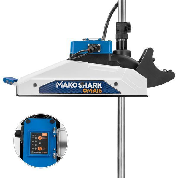 Тролінговий мотор БЕЗЩІТКОВИЙ MAKOSHARK GPS 55Lbs 12V OMS150S-60 OMS150S-60 фото