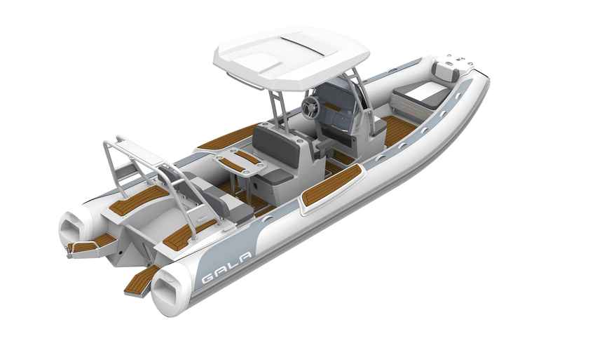 Gala V7 човен RIB (ПВХ, консоль С-12, сидіння S-17) 1165 фото