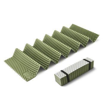 Килимок туристичний складаний одномісний IXPE Naturehike CNK2450WS044 з алюмінієвою плівкою, 195x60x1.8 см, оливковий 6927595788356 фото