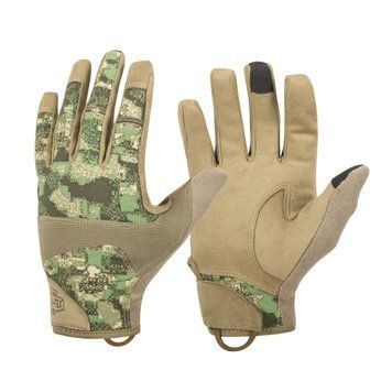 Рукавички тактичні Helikon-Tex Range Tactical Gloves - PenCott WildWood / Coyote A, розмір S RK-RNG-PO-4511A-B03 фото