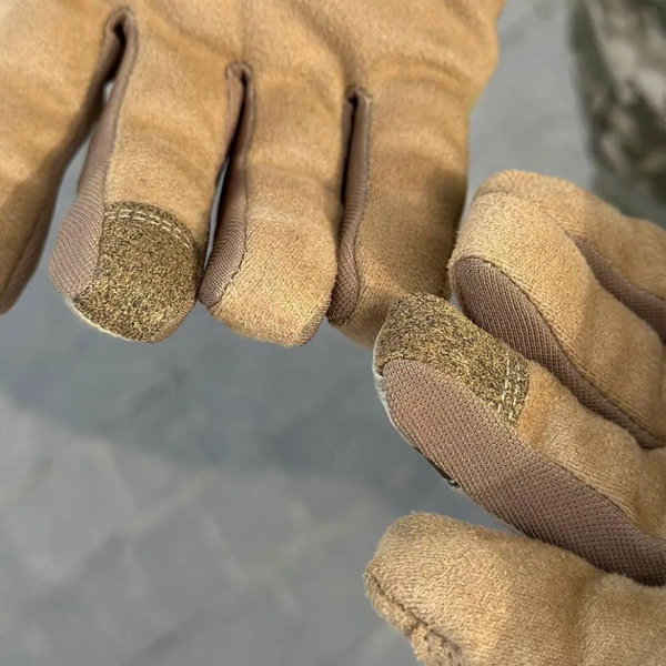 Рукавички тактичні Helikon-Tex Range Tactical Gloves - PenCott WildWood / Coyote A, розмір S RK-RNG-PO-4511A-B03 фото