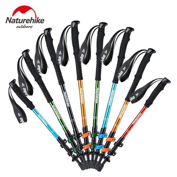 Трекінгова палиця 3-сек. Naturehike Women 6061 AL NH17D001-Z, 57-120 см, алюміній, зелена 6975641885573 фото