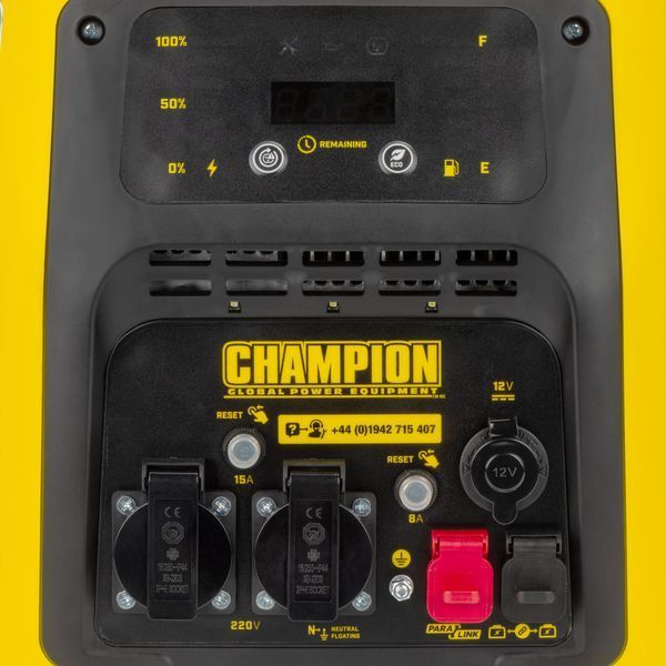 Двопаливний інверторний генератор Champion 2000Вт 82001i-DF-EU 82001i-DF-EU фото