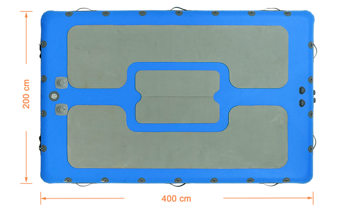 Надувна док-платформа DK-400 (розмір 400х200х20 см) 14.002.02 фото