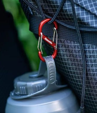Карабін багатофункціональний&nbsp;Naturehike&nbsp;S-type&nbsp;NH20GS004, 88 мм, 1 шт, червоний 6927595747124 фото
