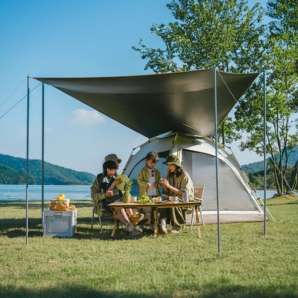 Намет тримісний автоматичний із тентом Naturehike Ango CNK2550WS010, S, сірий 6927595785782 фото