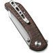 Ніж складаний кишеньковий Sencut Fritch, (7.6 см) 9Cr18MoV / Micarta коричневий S22014-3 фото 6