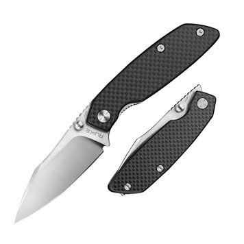 Ніж складаний туристичний Ruike P746-CB, (8 см) 14C28N / G10 чорний P746-CB фото