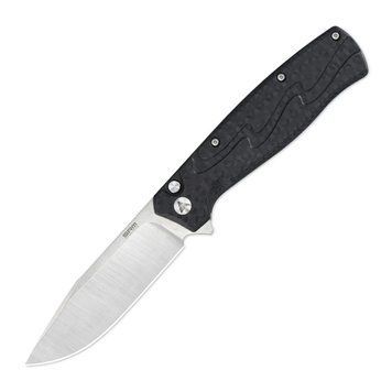 Ніж складаний туристичний SRM (9.2 см) 14C28N / G10 чорний 221X-GB фото