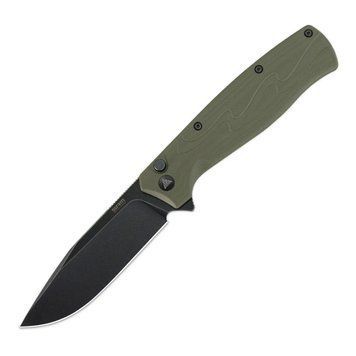 Ніж складаний туристичний SRM (9.2 см) 14C28N / G10 зелений 221X-GP фото