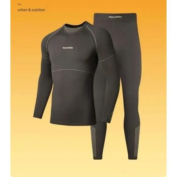Комплект термобілизни чоловічої Naturehike CYY2342GC010, демісезон, розмір XXL, графіт 6976507665827 фото