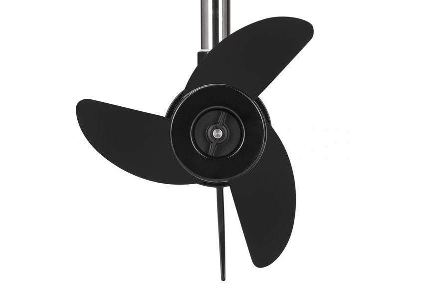 Електромотор Haibo WFT54DG (чорний) носовий 12В солона вода WFT54DG black фото