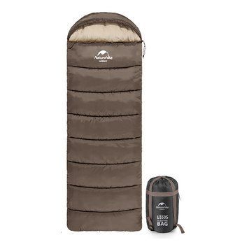 Спальник з капюшоном Naturehike U350 NH20MSD07, (1&deg;C), лівий, коричневий 6927595767221-L фото