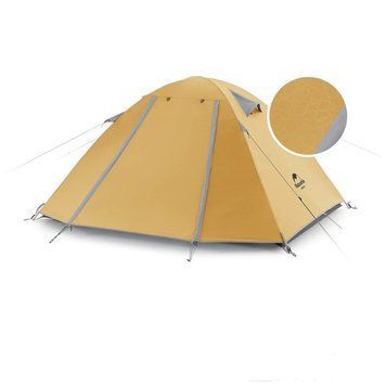 Намет двомісний Naturehike P-Series NH18Z022-P 210T/65D, жовтий 6927595783610 фото
