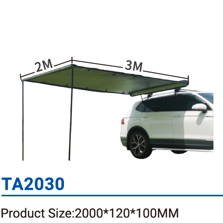Бокова автомобільна маркіза (тент) TA2030, розмір 200x300 см ATA2030 фото