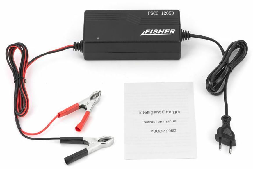 Зарядний пристрій для гелевих акумуляторів 30-100Ah Fisher 12B 5A PSCC-1205 фото