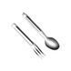 Туристичний набір ложка-виделка NexTool Portable Stainless Steel Tableware, нержавіюча сталь NE20133 фото 5