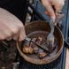 Виделка титанова складана Naturehike NH19C001-J сіра з мішечком 6927595734759 фото 4