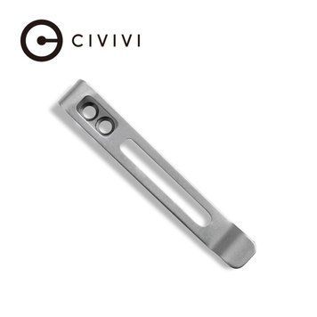 Кліпса кишенькова сталева Civivi без гвинтів CA-05B-V1 CA-05B-V1 фото
