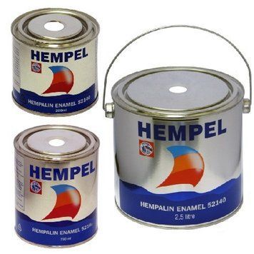 Фарба HEMPALIN ENAMEL, синя, 2,5 л. Арт. бази 07232 52140-30100/2,5 фото