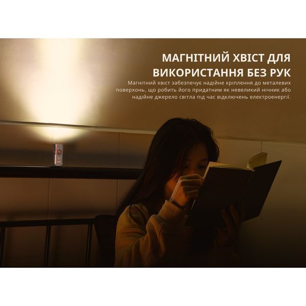 Ліхтар наключний Fenix E06R, білий | Лімітована серія E06RWH фото