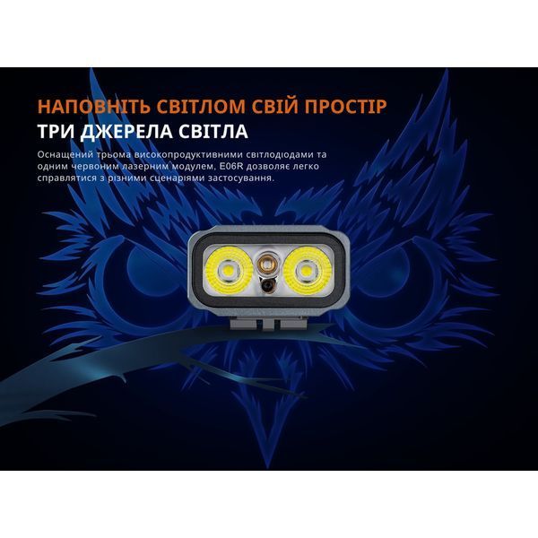 Ліхтар наключний Fenix E06R, білий | Лімітована серія E06RWH фото