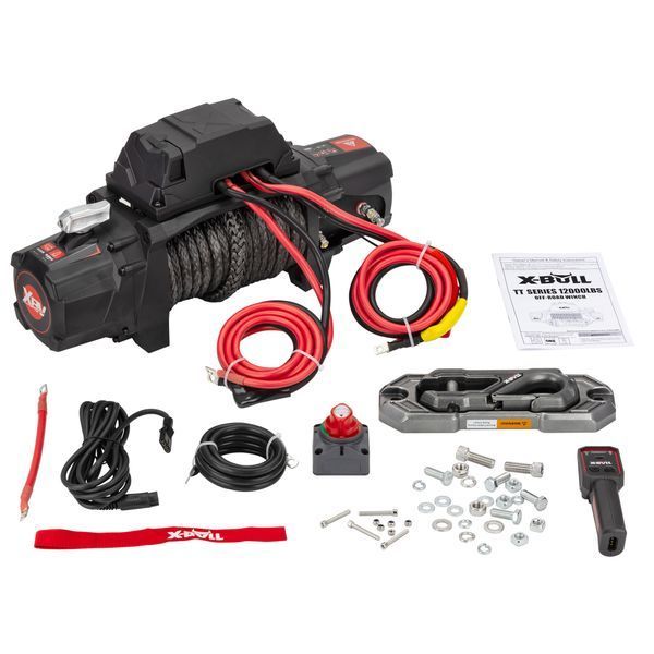X-BULL HRW12000TT покращена лебідка з синтетичною мотузкою НОВА МОДЕЛЬ HRW12000TT фото