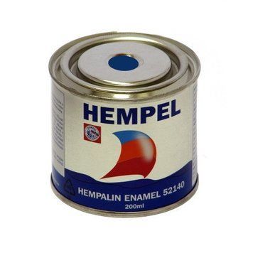 Фарба HEMPALIN ENAMEL, світло-синя, 0,2 л. Арт. бази 07248 52140-30700/200 фото