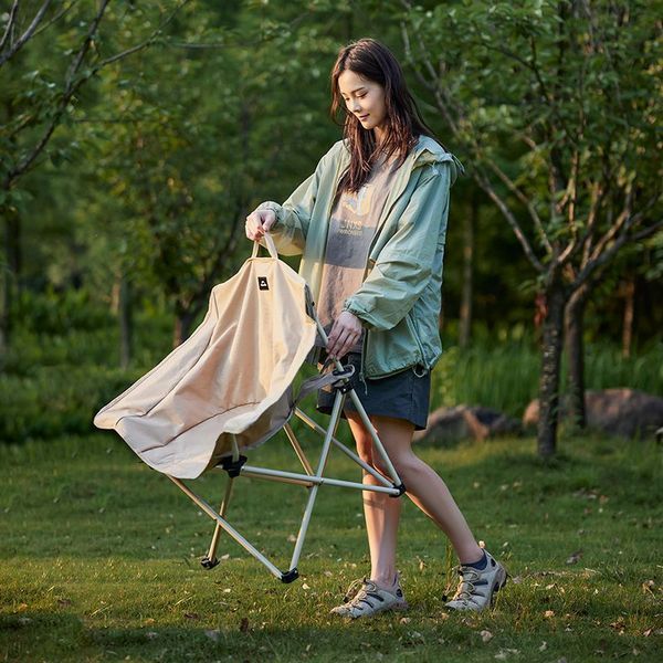 Стілець складаний Naturehike CNH23JU13002, бежевий 6976023923029 фото