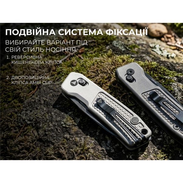 Ніж складаний кишеньковий SRM Scout (6.9 см) 14C28N / алюміній, сірий 7229-AK фото