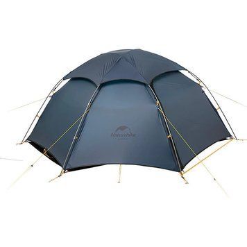 Намет двомісний зі сферичним куполом Naturehike Cloud Peak 2 NH19K240-Y, 15D, темно-синій 6927595736326 фото