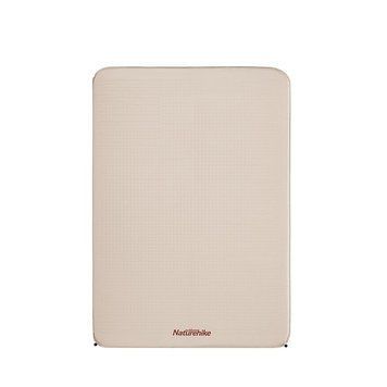 Матрац туристичний самонадувний двомісний Naturehike NH20DZ002, 196x130x6 см, бежевий 6927595795255 фото
