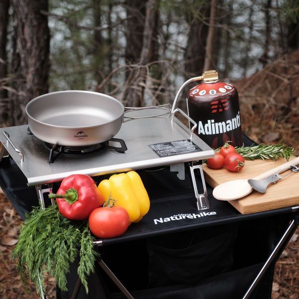 Сковорідка титанова з розкладною ручкою 17 см Naturehike NH18T010-A 6927595733288 фото