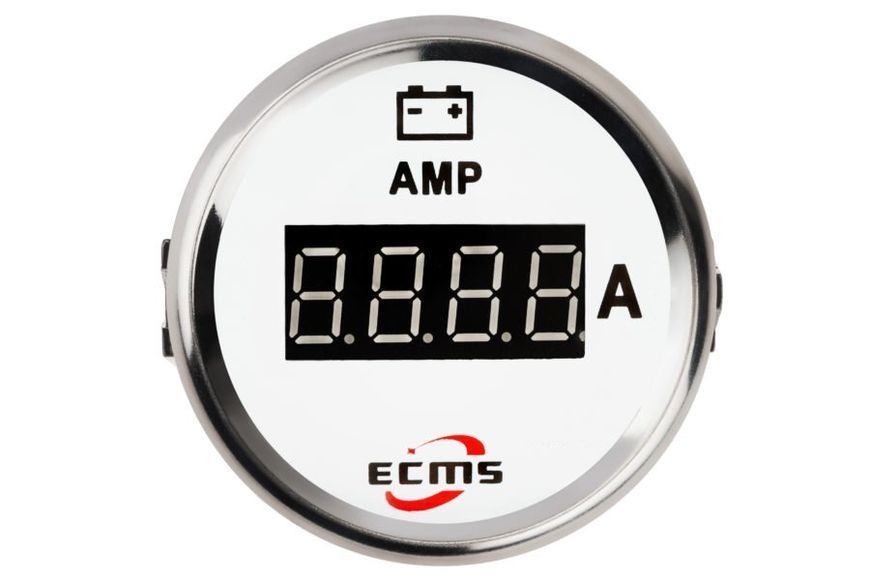 Цифровий амперметр ECMS PEA-WS&plusmn;150A діаметр 52 мм білий 800-00166 800-00166 фото