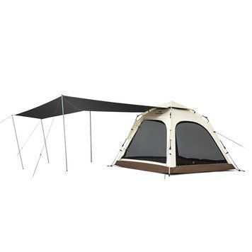 Намет тримісний автоматичний із тентом Naturehike Ango CNK2550WS010, L, коричневий 6975641887799 фото