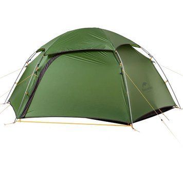 Намет двомісний зі сферичним куполом Naturehike Cloud Peak 2 NH17K240-Y 20D, темно-зелений 6927595719954 фото