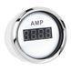 Цифровий амперметр I GAUGE 52 мм з функцією попередження (білий) LED дисплей WKAM-DGW фото 1