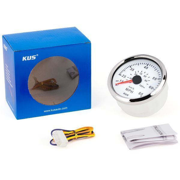 Спідометр GPS CMSB-WS-60L, білий KY08103 фото