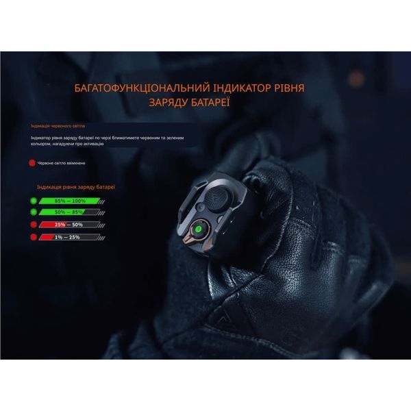 Ліхтар тактичний з червоним світлом Fenix TK35R 5800 лм | Лімітована серія TK35Rred фото