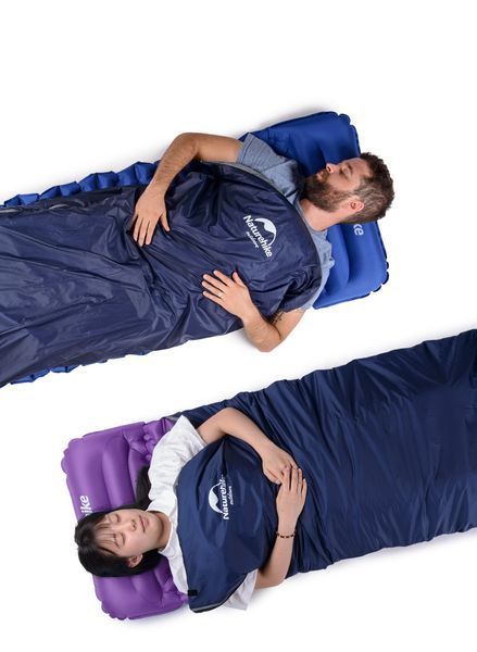 Спальник надлегкий Naturehike Ultra light LW 180 NH15S003-D, (20&deg;C), p-p M, лівий, помаранчевий 6927595703205-L фото