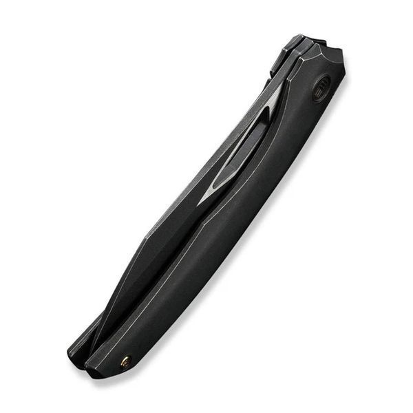 Ніж складаний туристичний WE Knife Ignio Mystery Box, (8.4 см) CPM 20CV / титан 6AL4V чорний WE22042B-1 MB фото