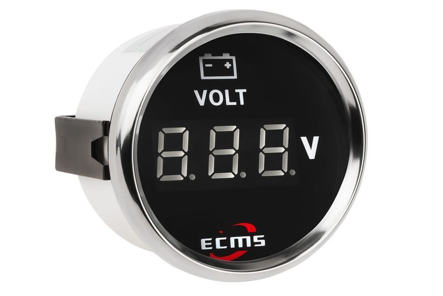 Цифровий вольтметр ECMS (чорний) 800-00154 фото