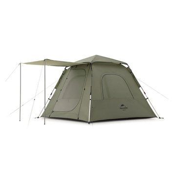 Намет тримісний NaturehikeUPF 50+ Ango pop up NH21ZP010, 210T зі стійками, темно-зелена 6927595796351 фото
