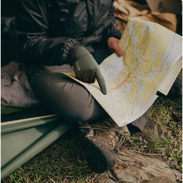 Рукавички трикотажні з покращеним хватом Naturehike NH20FS032, розмір XL, оливковий 6927595749968 фото
