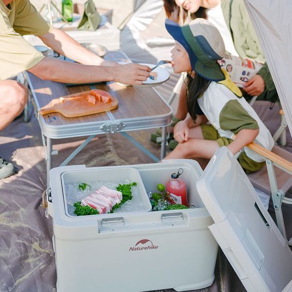 Туристичний холодильник до 36 годин Naturehike CNK2300BS012, 22 л, бежевий 6976023925634 фото